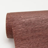 York Aspero Red Faux Grasscloth Wallpaper