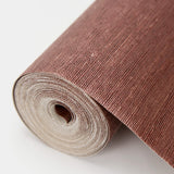 York Aspero Red Faux Grasscloth Wallpaper