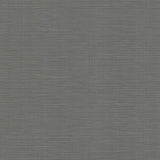 York Bay Ridge Charcoal Faux Grasscloth Wallpaper