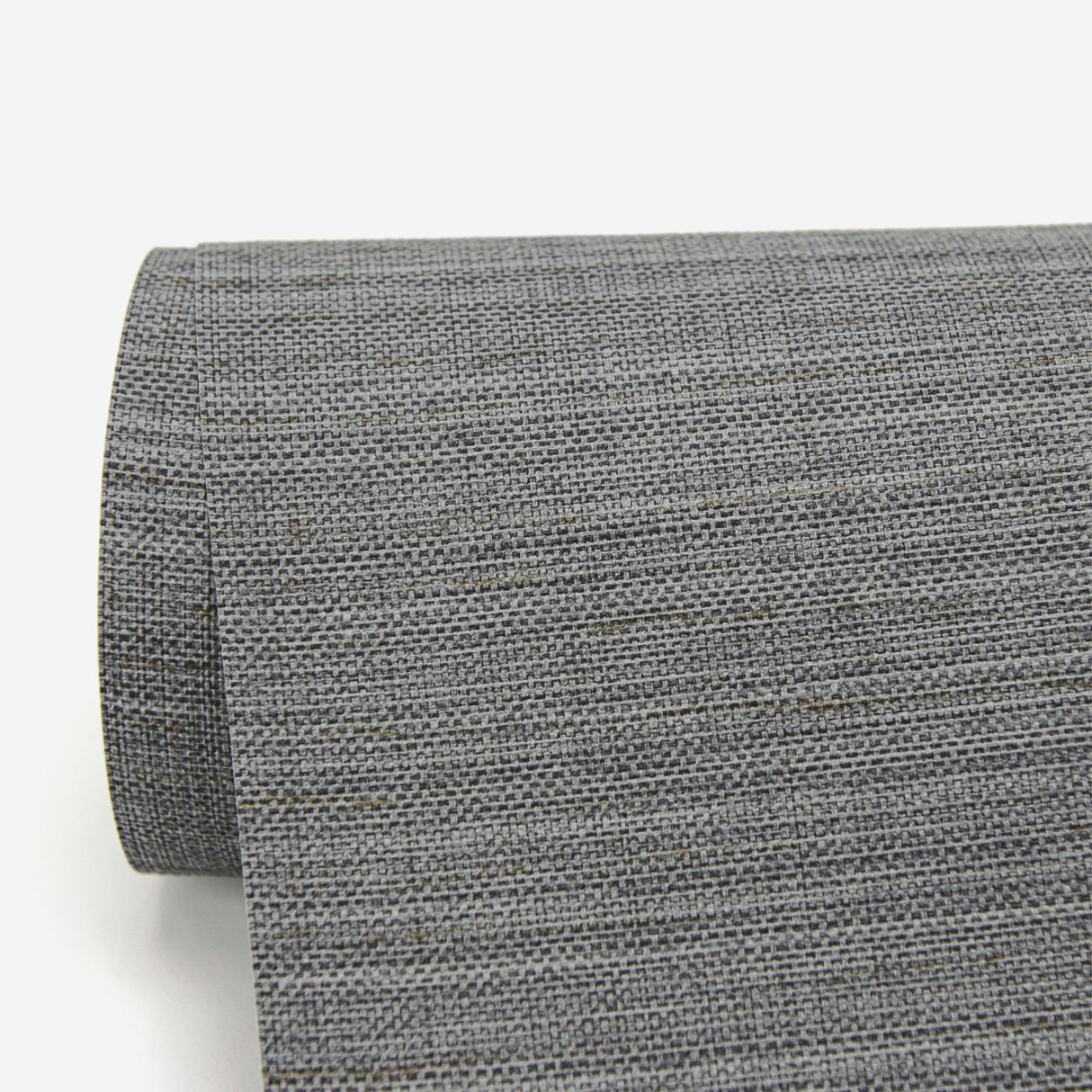 York Bay Ridge Charcoal Faux Grasscloth Wallpaper