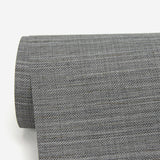 York Bay Ridge Charcoal Faux Grasscloth Wallpaper