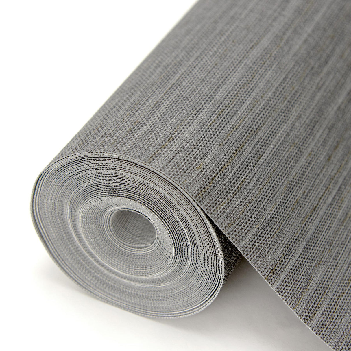 York Bay Ridge Charcoal Faux Grasscloth Wallpaper
