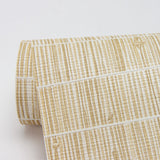York Luz Honey Faux Grasscloth Wallpaper