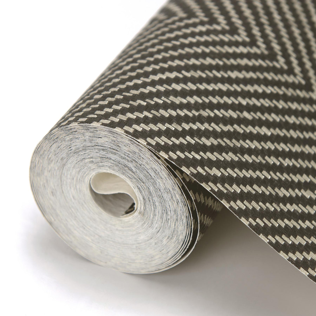 York Graham Black Chevron Wallpaper