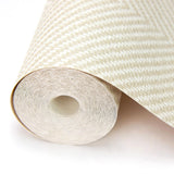 York Graham Taupe Chevron Wallpaper