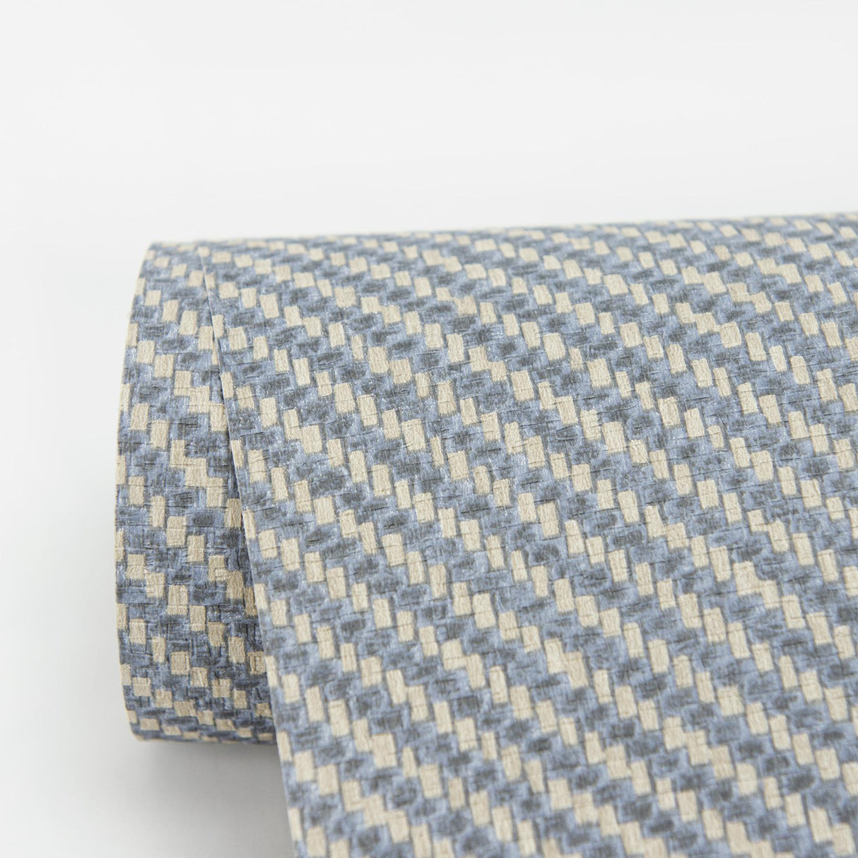 York Graham Blue Chevron Wallpaper