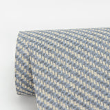 York Graham Blue Chevron Wallpaper