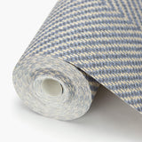 York Graham Blue Chevron Wallpaper