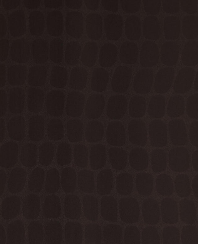 York Hyde Mahogany Graphic Croc Flock Wallpaper