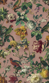 York Claude Blush Floral Wallpaper