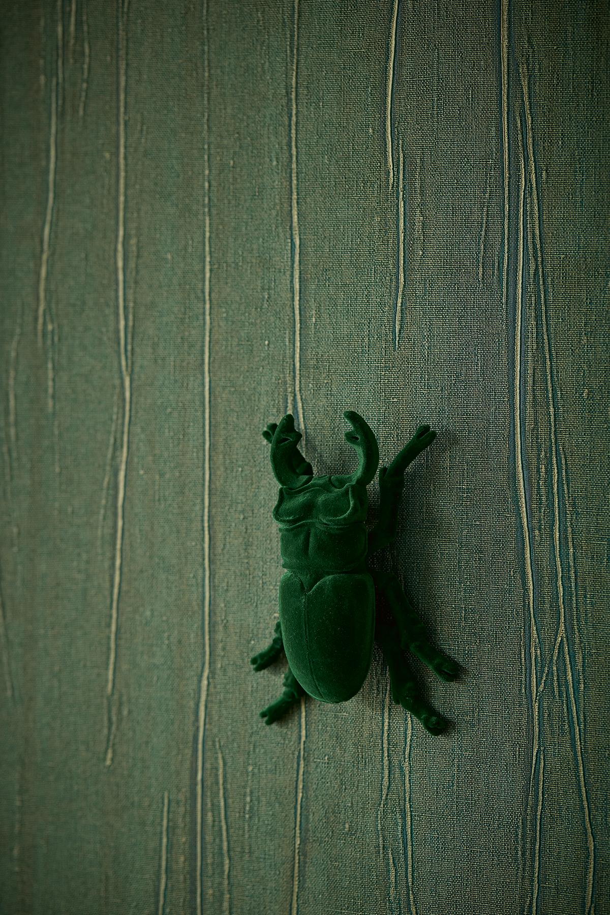 York Diego Green Distressed Texture Wallpaper