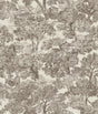 York Blyth Brown Toile Wallpaper