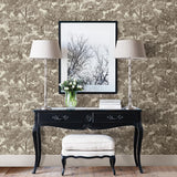 York Blyth Brown Toile Wallpaper