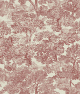 York Blyth Red Toile Wallpaper
