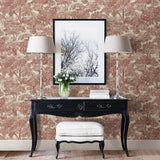 York Blyth Red Toile Wallpaper