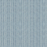 York Kent Blue Faux Grasscloth Wallpaper