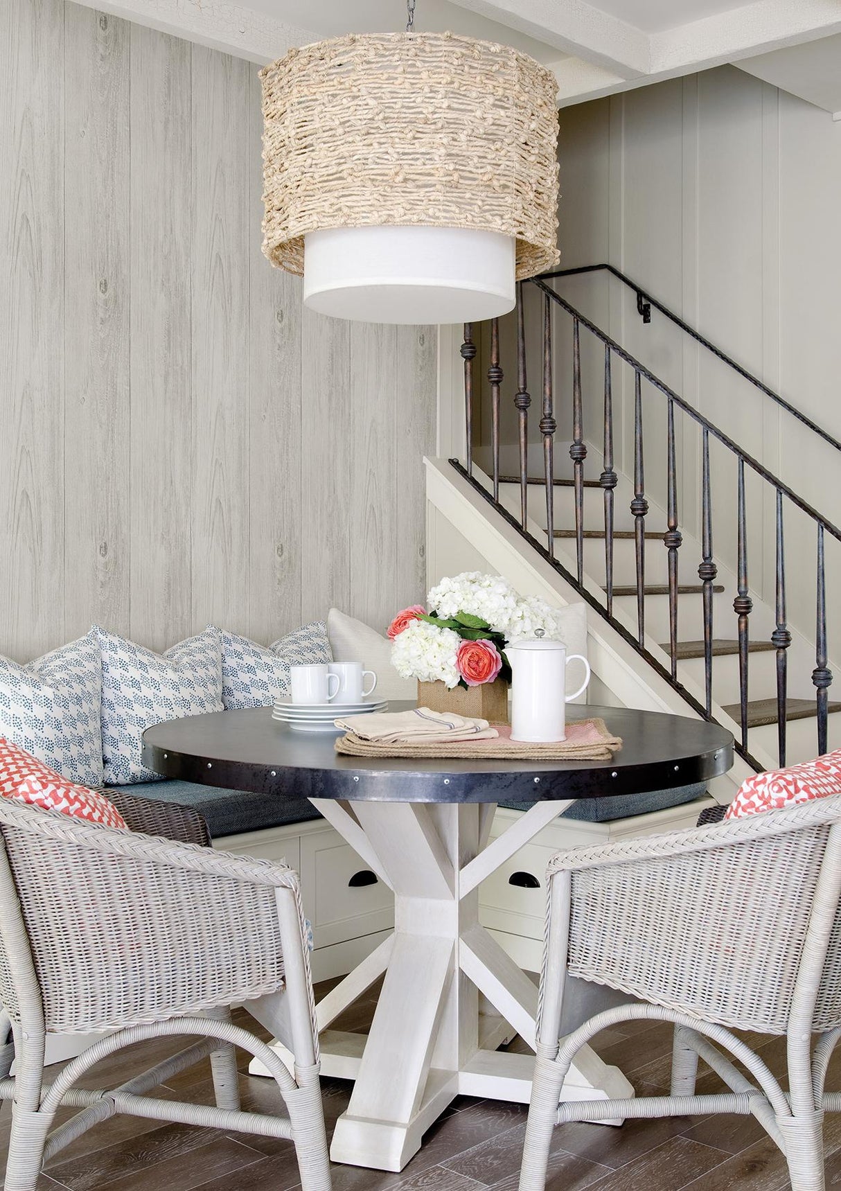 York Mapleton Grey Faux Wood Wallpaper