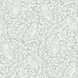 York Parliament Teal Owl Wallpaper