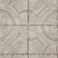 York Susanna Taupe Vintage Tin Tile Wallpaper