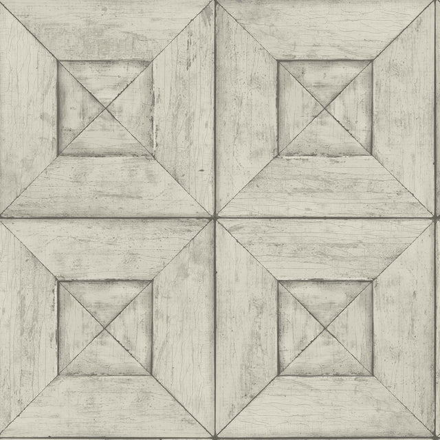 York Avery Light Grey Wood Wallpaper