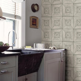 York Avery Light Grey Wood Wallpaper
