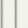 York Linette Black Fabric Stripe Wallpaper