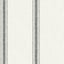 York Linette Black Fabric Stripe Wallpaper