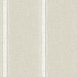 York Linette Light Grey Fabric Stripe Wallpaper