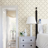York Justice Light Grey Quilt Wallpaper