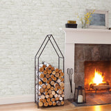 York Arlington Off-White Brick Wallpaper