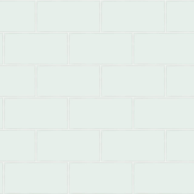 York Freedom Mint Subway Tile Wallpaper