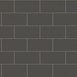 York Freedom Black Subway Tile Wallpaper