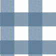 York Amos Blue Gingham Wallpaper