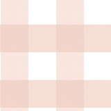 York Amos Light Pink Gingham Wallpaper