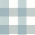 York Amos Teal Gingham Wallpaper