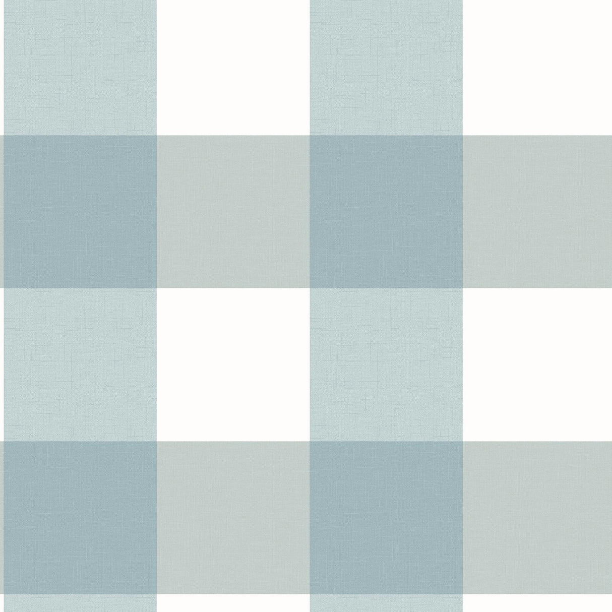 York Amos Teal Gingham Wallpaper