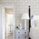 York Garland Dove Block Tulip Wallpaper