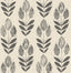 York Garland Black Block Tulip Wallpaper