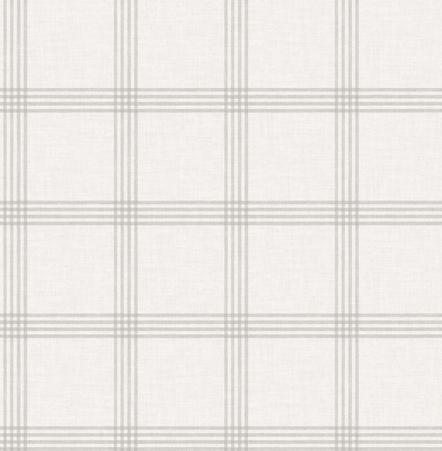 York Twain Dove Plaid Wallpaper