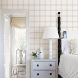 York Twain Dove Plaid Wallpaper
