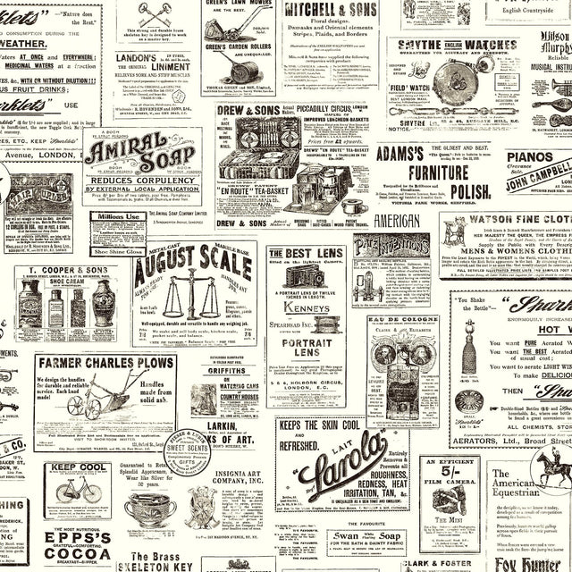 York Adamstown Black Newspaper Wallpaper