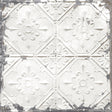 York Gallery Off-White Vintage Tin Tile Wallpaper