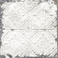 York Gallery Off-White Vintage Tin Tile Wallpaper