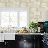 York Randolph Cream Wine Boxes Wallpaper