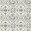 York Sonoma Black Spanish Tile Wallpaper