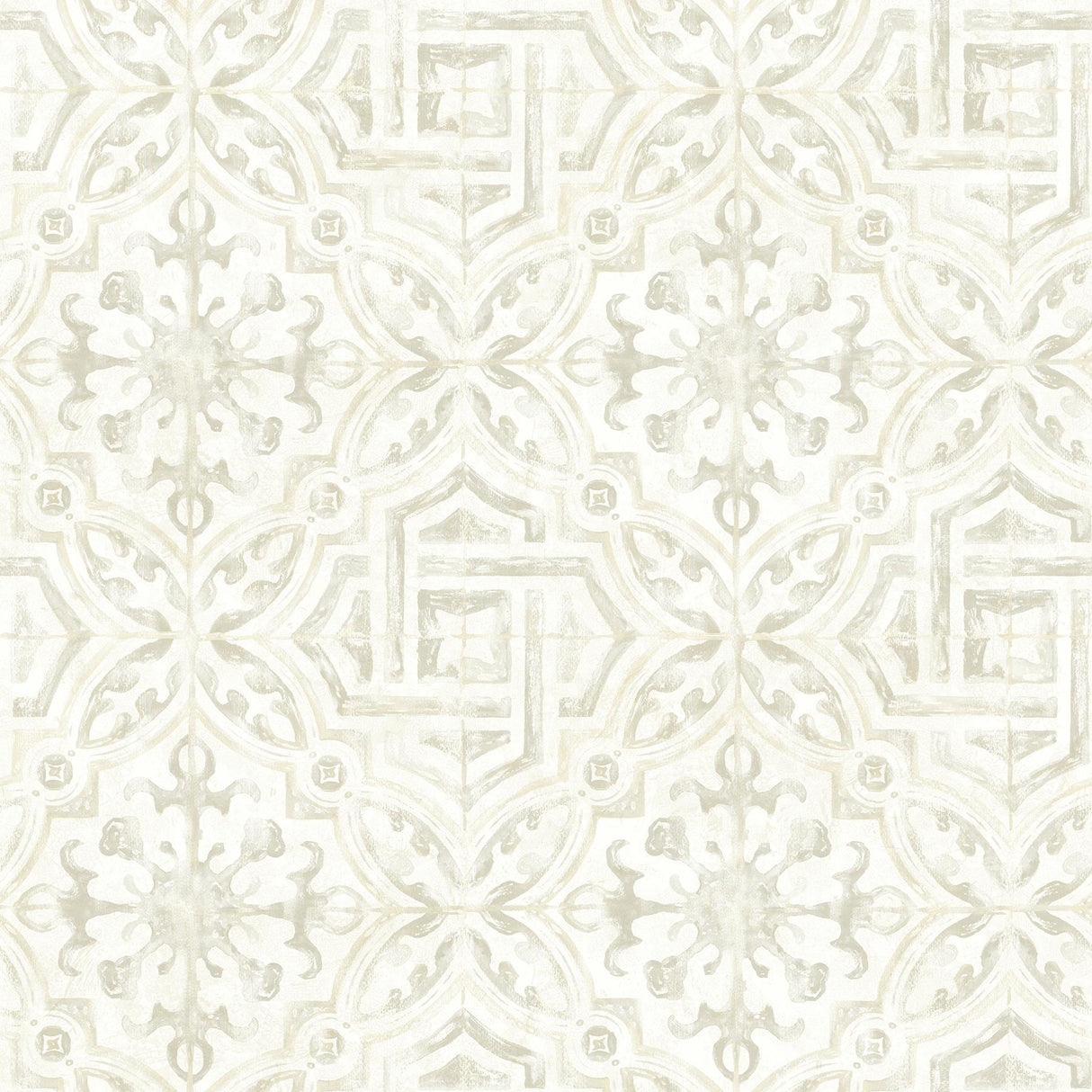 York Sonoma Grey Spanish Tile Wallpaper