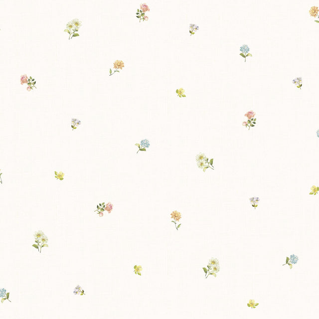York Bloom Toss Multicolor Floral Wallpaper