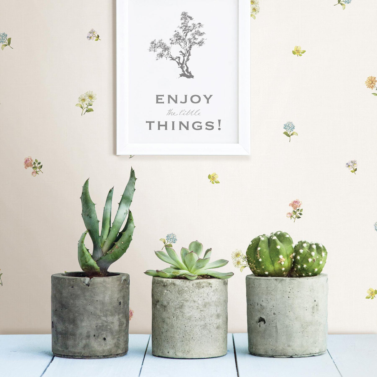 York Bloom Toss Multicolor Floral Wallpaper