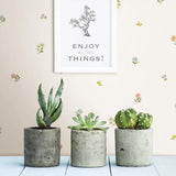 York Bloom Toss Multicolor Floral Wallpaper
