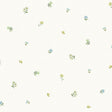 York Bloom Toss Blue Floral Wallpaper